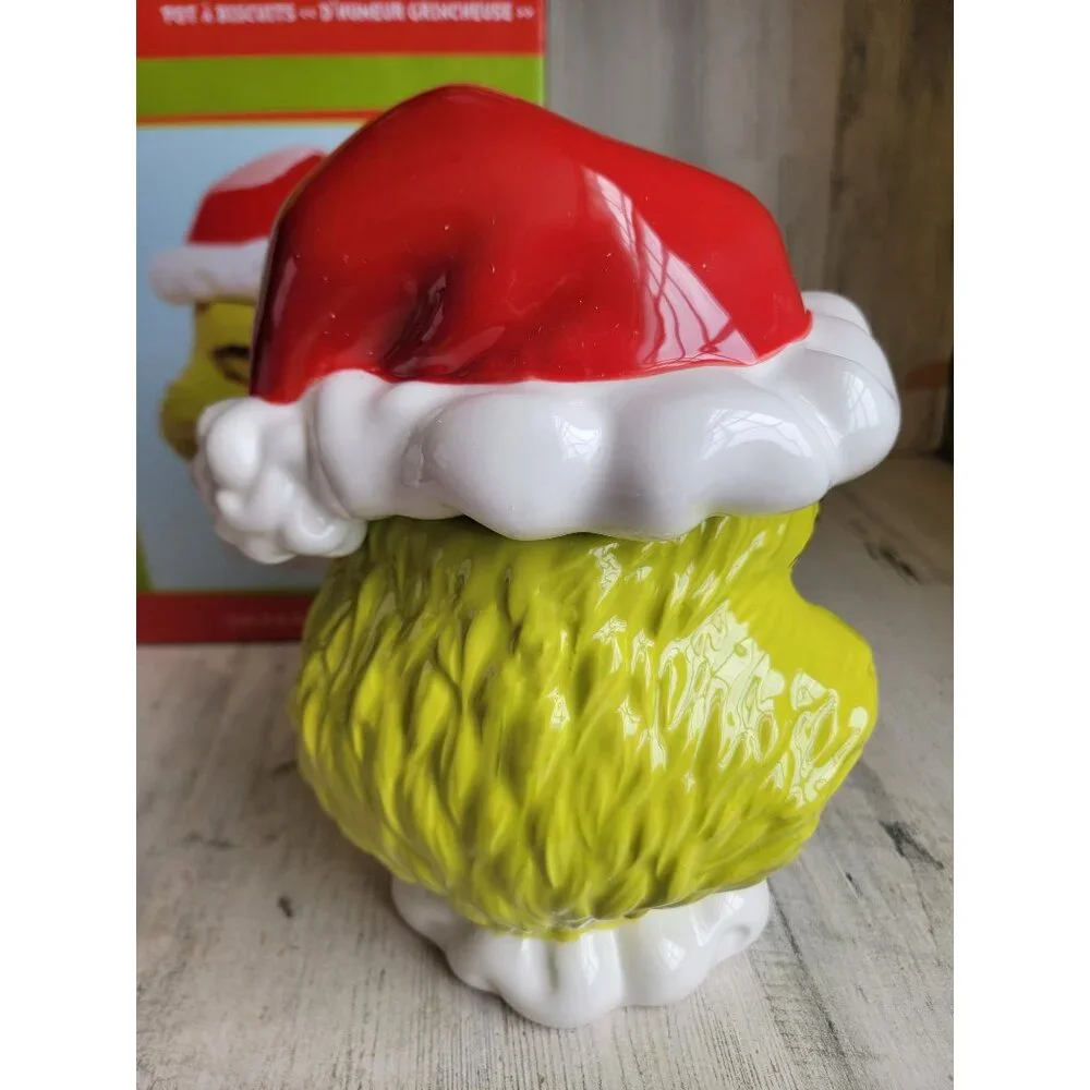 Dept 56 Feelin' Grinchy cookie jar collectible‎ Unique home decor